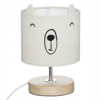 Nočná lampa Atmosphera Teddy bear 21 cm, béžová